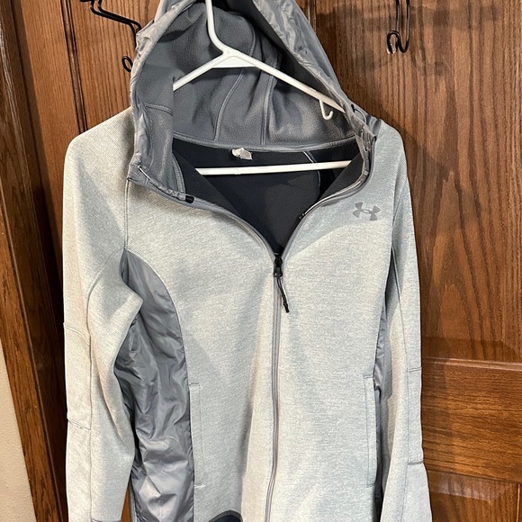 Under Armour Jackets & Blazers - Under Armour Women's Light Gray Utility Jacket